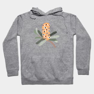 Big eyes banksia flower Hoodie